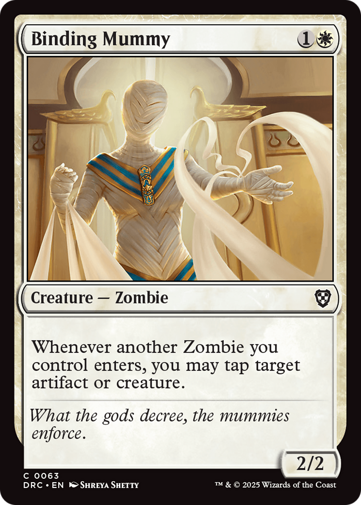 Binding Mummy [Aetherdrift Commander] | Exor Games Truro