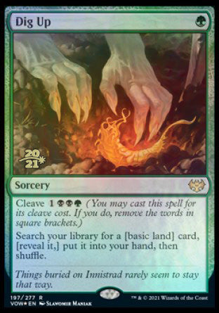 Dig Up [Innistrad: Crimson Vow Prerelease Promos] | Exor Games Truro