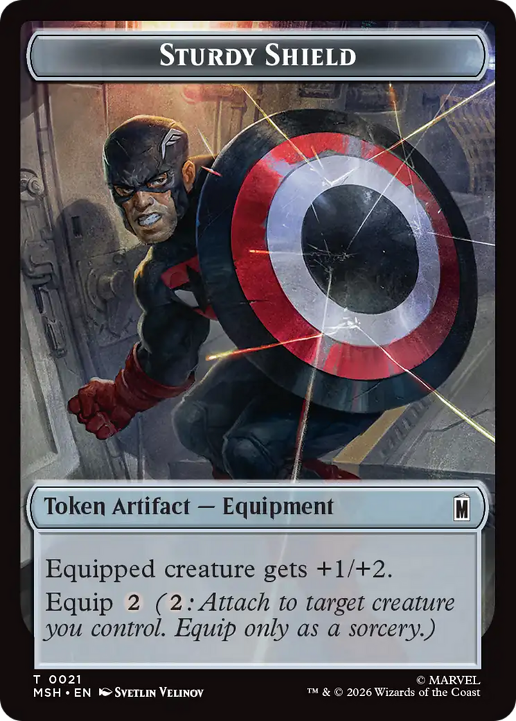 The Tiger God // Sturdy Shield Double-Sided Token [Marvel Super Heroes Tokens] | Exor Games Truro