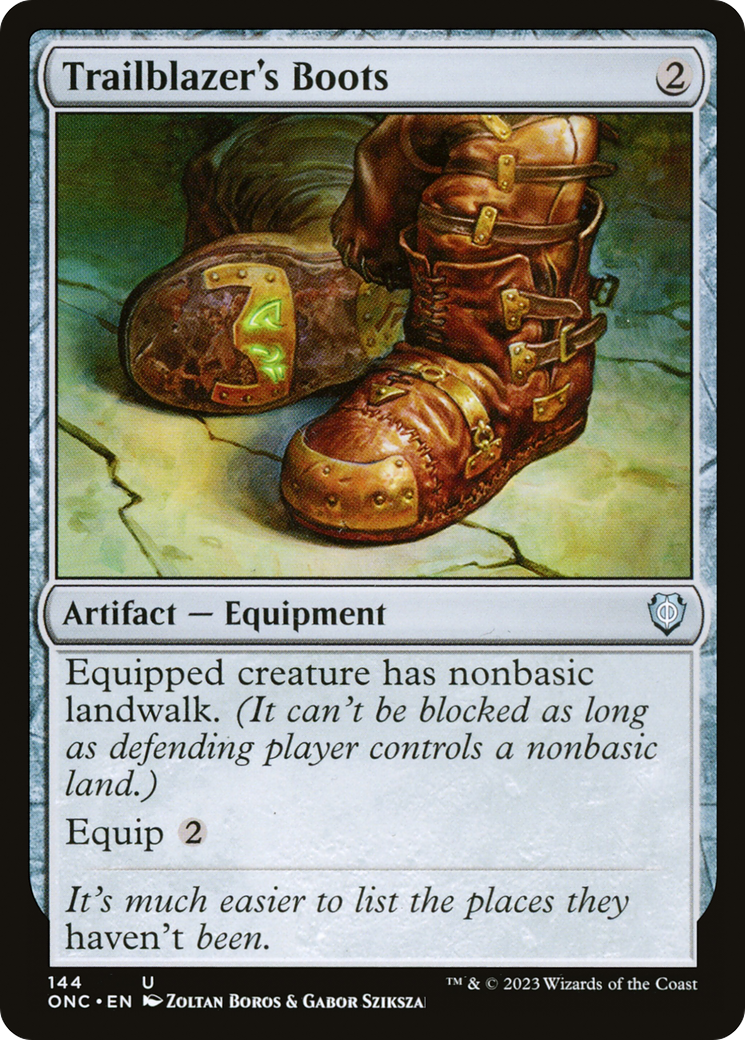 Trailblazer's Boots [Phyrexia: All Will Be One Commander] | Exor Games Truro