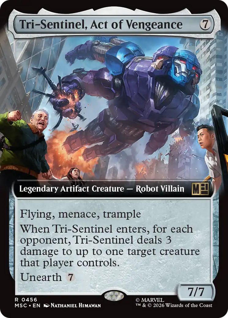 Tri-Sentinel, Act of Vengeance (Extended Art) [Marvel Super Heroes Commander] | Exor Games Truro