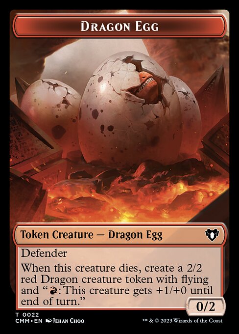 City's Blessing // Dragon Egg Double-Sided Token [Commander Masters Tokens] | Exor Games Truro