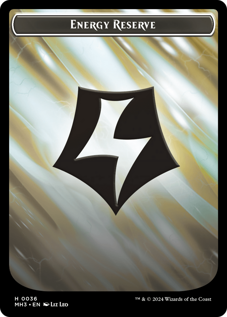 Gremlin // Energy Reserve Double-Sided Token [Modern Horizons 3 Tokens] | Exor Games Truro
