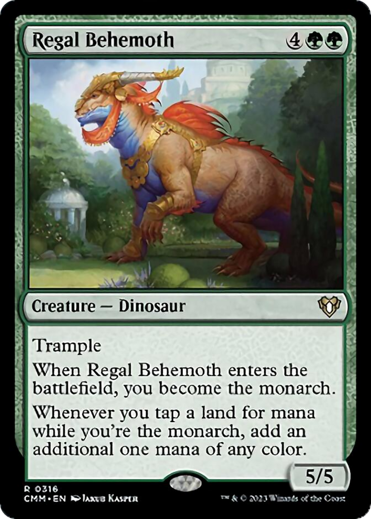 Regal Behemoth [Commander Masters] | Exor Games Truro