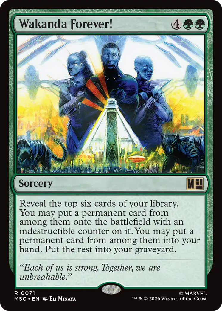 Wakanda Forever! (Surge Foil) [Marvel Super Heroes Commander] | Exor Games Truro