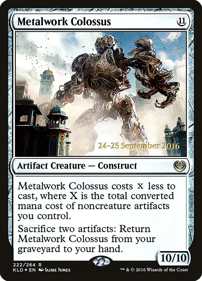 Metalwork Colossus [Kaladesh Prerelease Promos] | Exor Games Truro