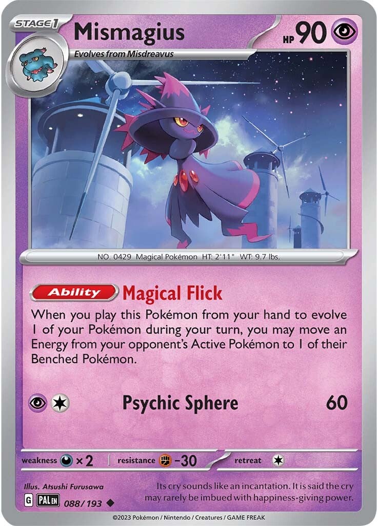 Mismagius (088/193) [Scarlet & Violet: Paldea Evolved] | Exor Games Truro