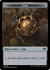 Clue // Cat (0005) Double-Sided Token [Commander Masters Tokens] | Exor Games Truro