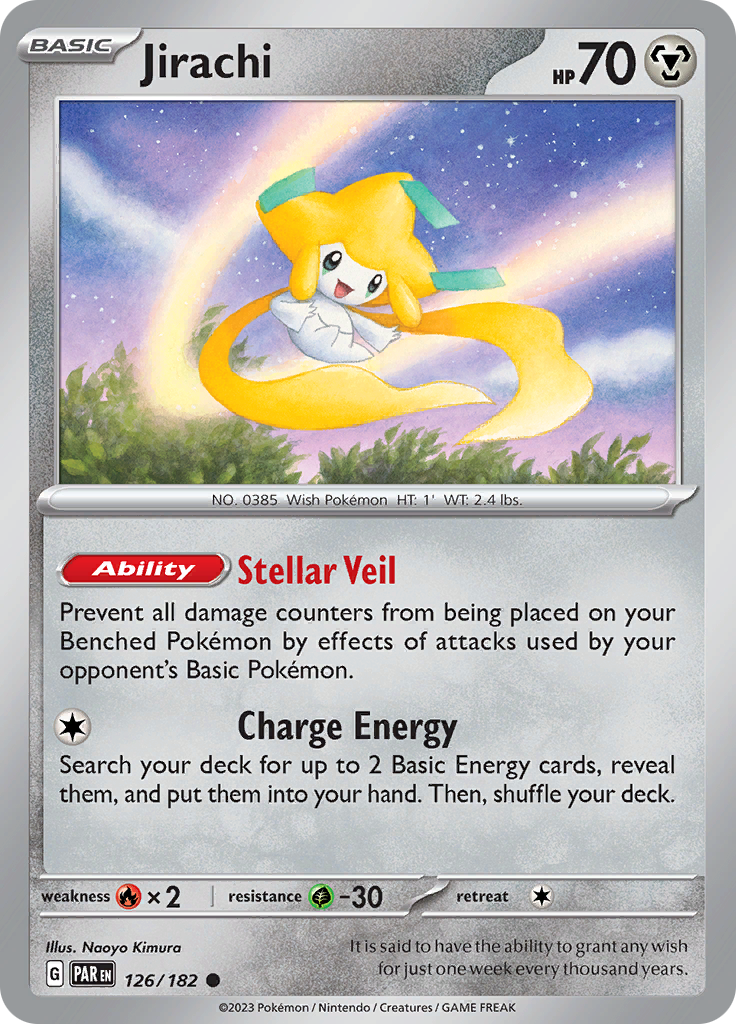 Jirachi (126/182) [Scarlet & Violet: Paradox Rift] | Exor Games Truro