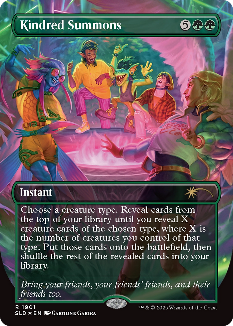 Kindred Summons (Double Rainbow Foil) [Secret Lair Drop Series] | Exor Games Truro