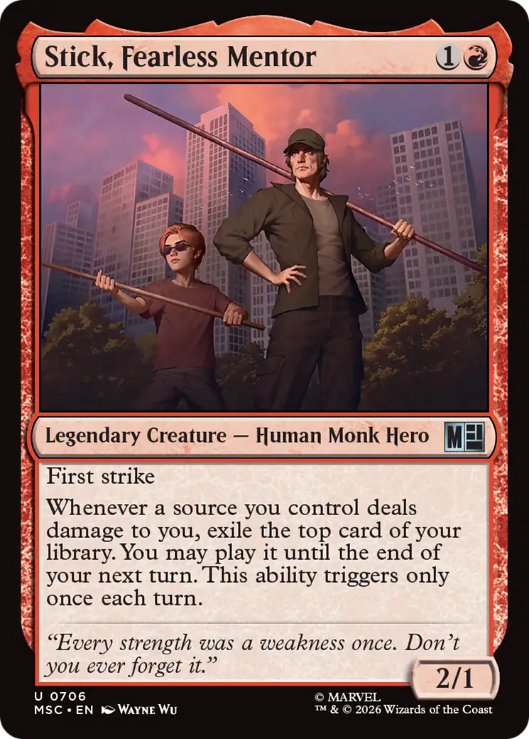 Stick, Fearless Mentor [Marvel Super Heroes Commander] | Exor Games Truro