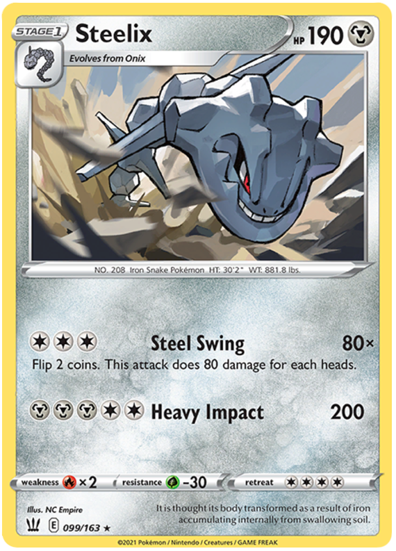 Steelix (099/163) [Sword & Shield: Battle Styles] | Exor Games Truro