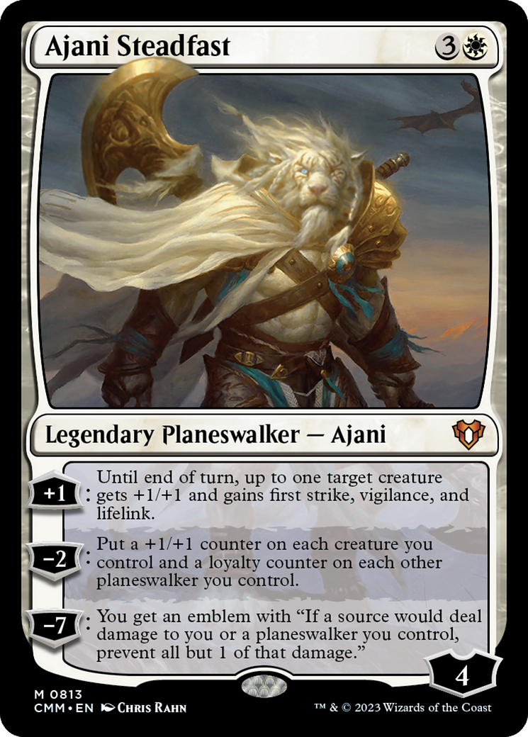 Ajani Steadfast [Commander Masters] | Exor Games Truro