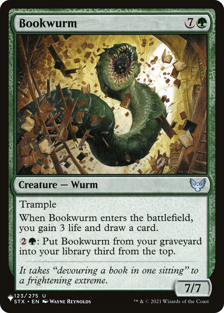 Bookwurm [The List Reprints] | Exor Games Truro