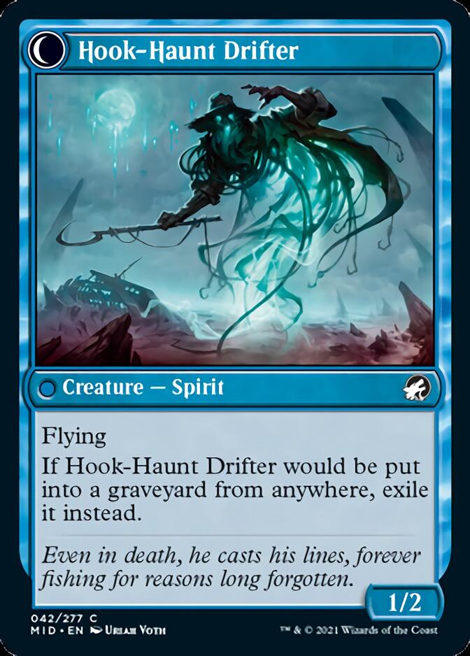 Baithook Angler // Hook-Haunt Drifter [Innistrad: Midnight Hunt] | Exor Games Truro