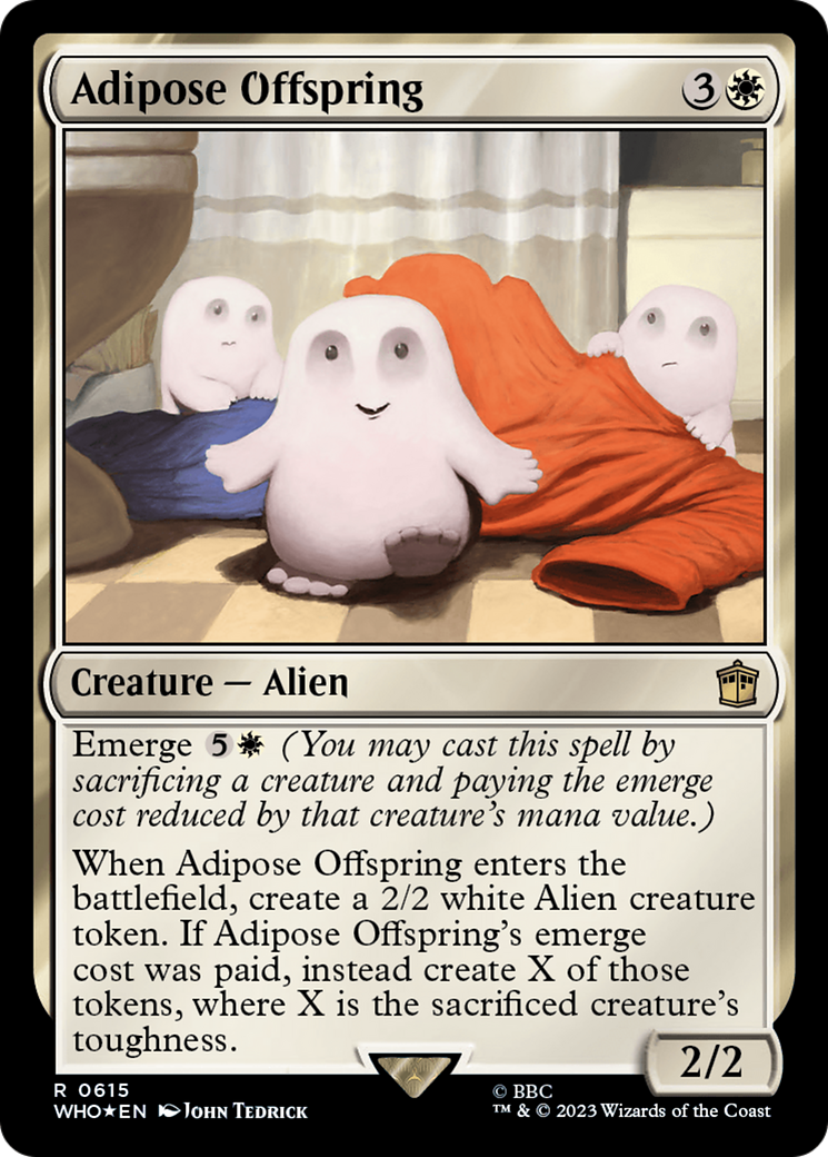 Adipose Offspring (Surge Foil) [Doctor Who] | Exor Games Truro