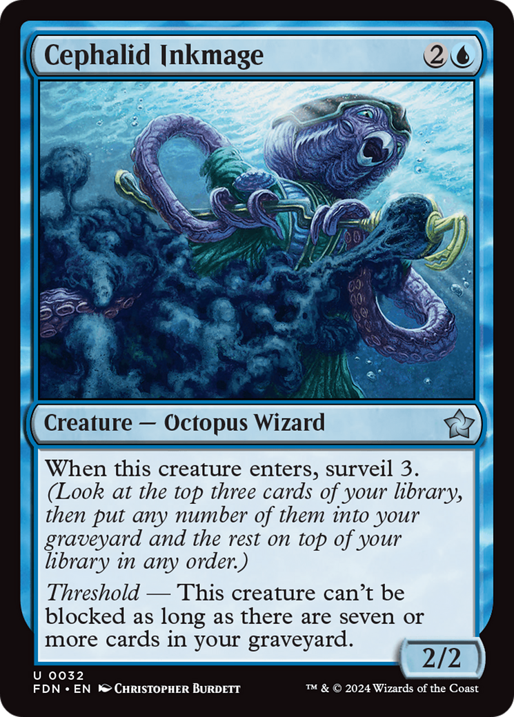 Cephalid Inkmage [Foundations] | Exor Games Truro