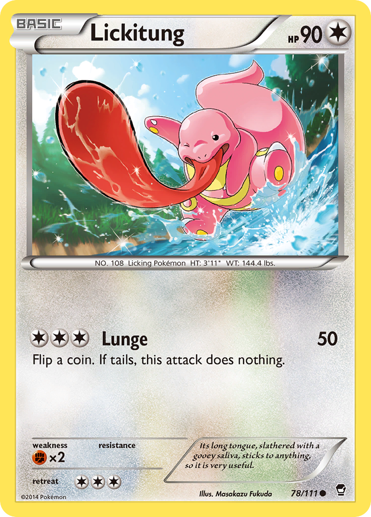 Lickitung (78/111) [XY: Furious Fists] | Exor Games Truro