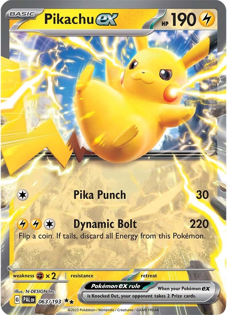 Pikachu ex (063/193) [Scarlet & Violet: Paldea Evolved] | Exor Games Truro