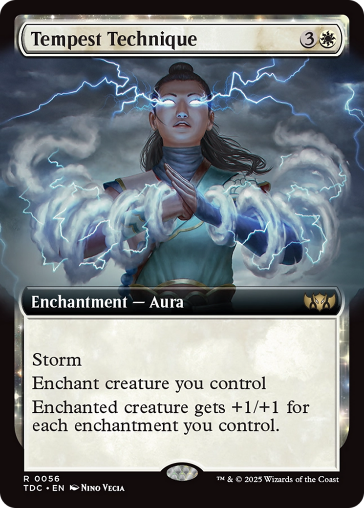 Tempest Technique (Extended Art) [Tarkir: Dragonstorm Commander] | Exor Games Truro
