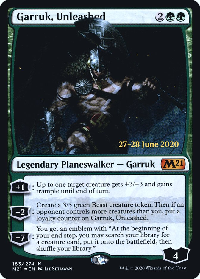 Garruk, Unleashed [Core Set 2021 Prerelease Promos] | Exor Games Truro