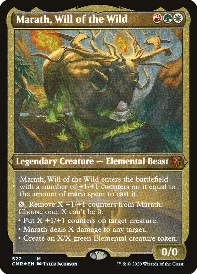 Marath, Will of the Wild (Etched) [Commander Legends] | Exor Games Truro