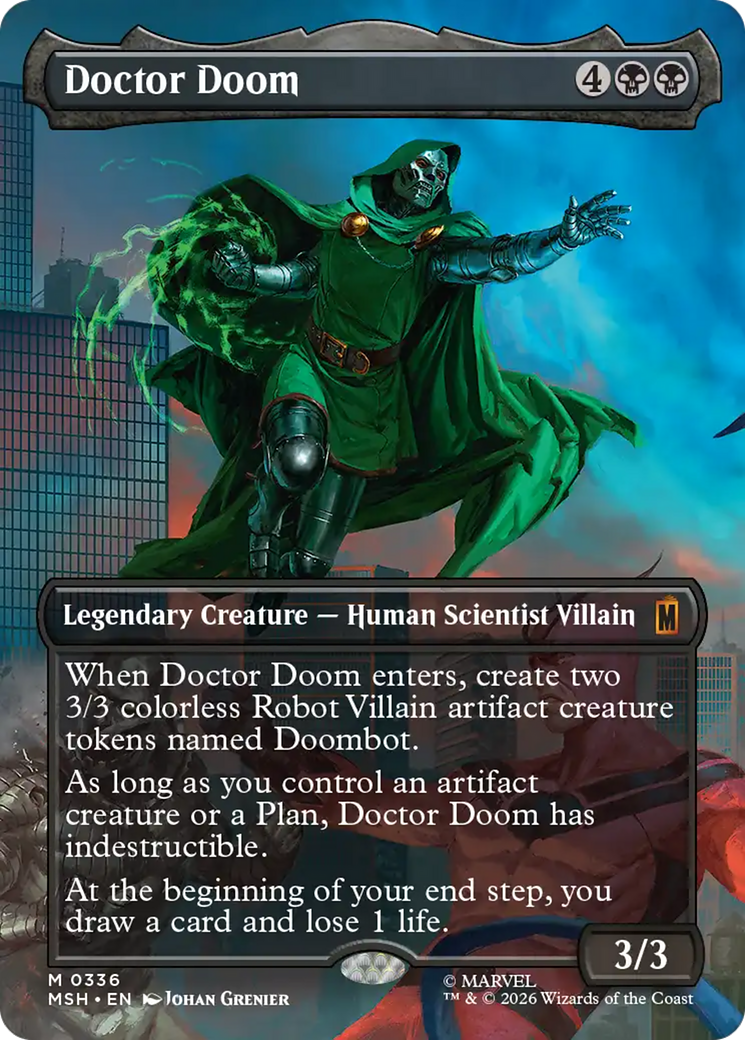 Doctor Doom (Borderless) (336) [Marvel Super Heroes] | Exor Games Truro