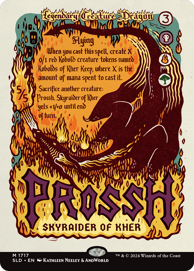 Prossh, Skyraider of Kher (Rainbow Foil) [Secret Lair Drop Series] | Exor Games Truro