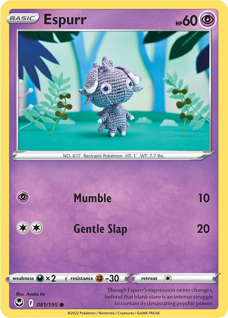 Espurr (081/195) [Sword & Shield: Silver Tempest] | Exor Games Truro