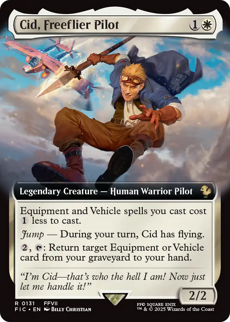 Cid, Freeflier Pilot (Extended Art) [FINAL FANTASY Commander] | Exor Games Truro