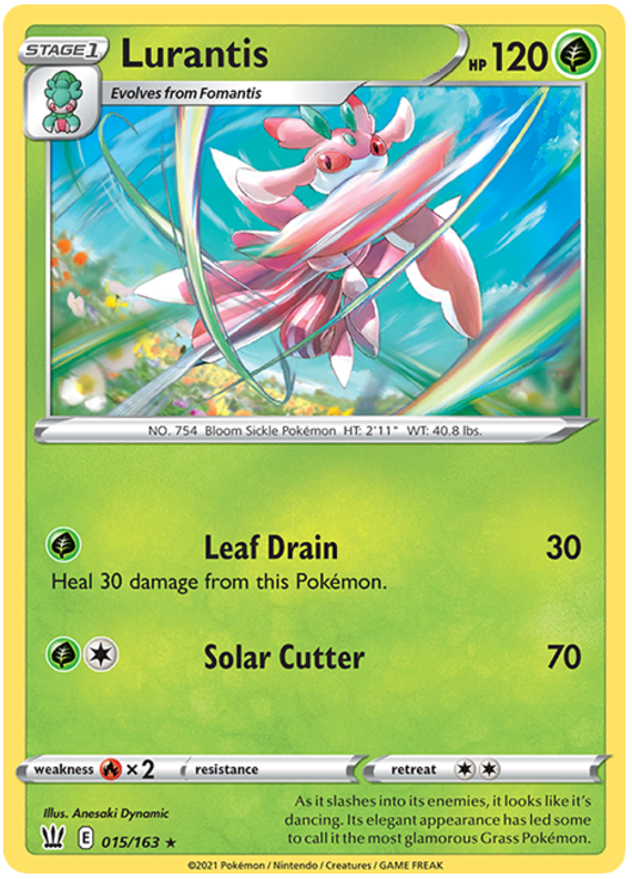 Lurantis (015/163) [Sword & Shield: Battle Styles] | Exor Games Truro