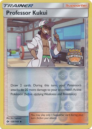 Professor Kukui (128/149) (Regional Championship Promo) [Sun & Moon: Base Set] | Exor Games Truro