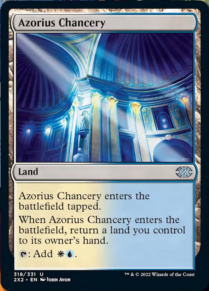 Azorius Chancery [Double Masters 2022] | Exor Games Truro