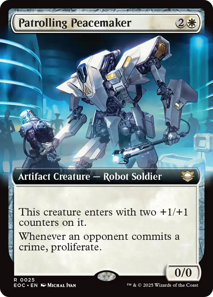 Patrolling Peacemaker (Extended Art) [Edge of Eternities Commander] | Exor Games Truro