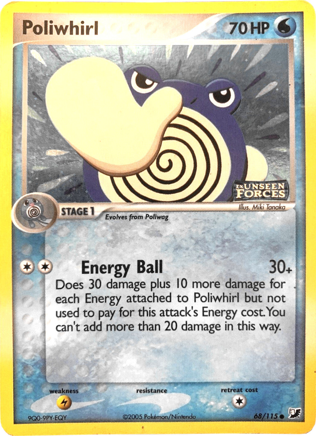 Poliwhirl (68/115) (Stamped) [EX: Unseen Forces] | Exor Games Truro