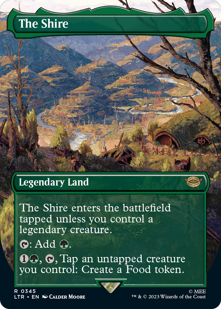 The Shire (Borderless Alternate Art) [The Lord of the Rings: Tales of Middle-Earth] | Exor Games Truro