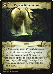Primal Amulet // Primal Wellspring [Ixalan Prerelease Promos] | Exor Games Truro