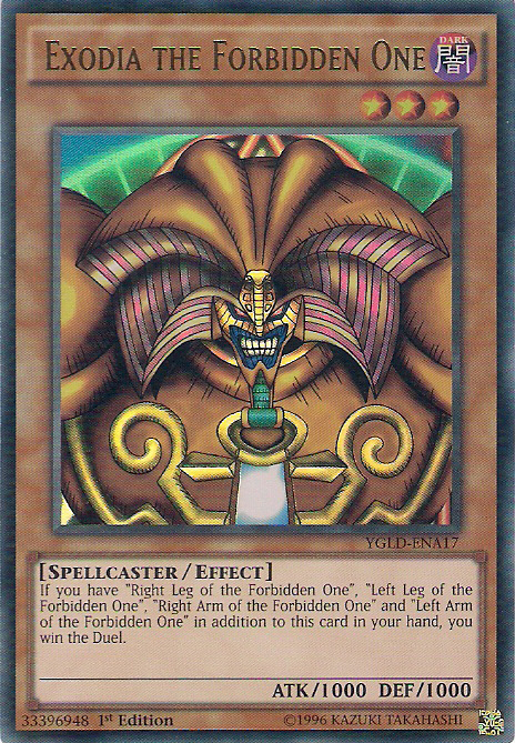 Exodia the Forbidden One [YGLD-ENA17] Ultra Rare | Exor Games Truro