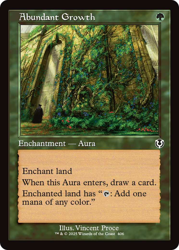 Abundant Growth (Retro Frame) [Innistrad Remastered] | Exor Games Truro