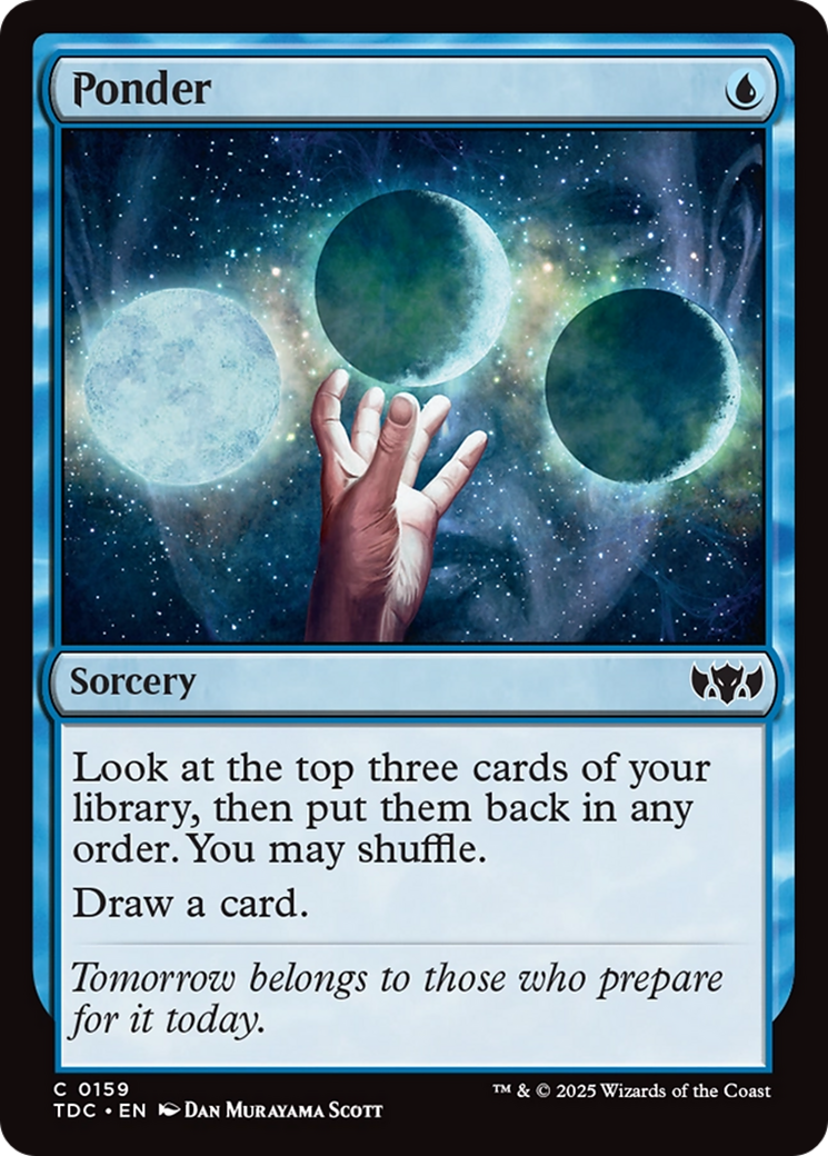 Ponder [Tarkir: Dragonstorm Commander] | Exor Games Truro