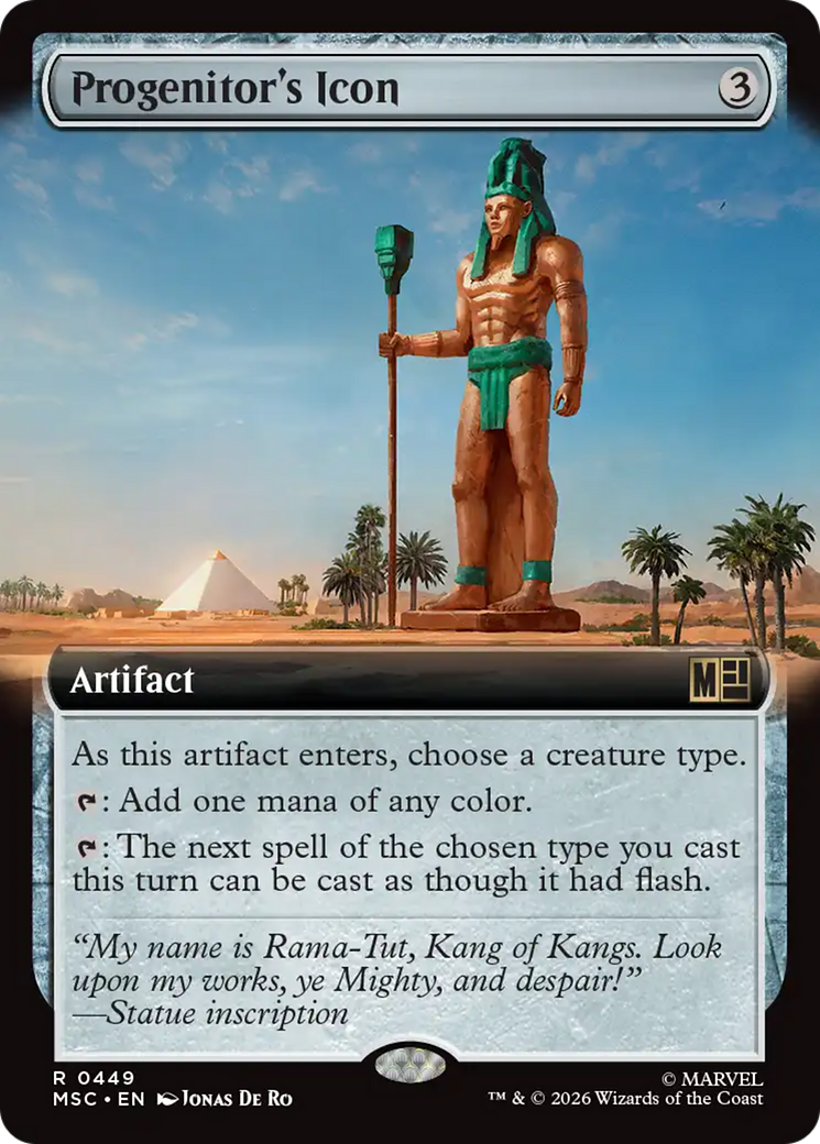 Progenitor's Icon (Extended Art) [Marvel Super Heroes Commander] | Exor Games Truro
