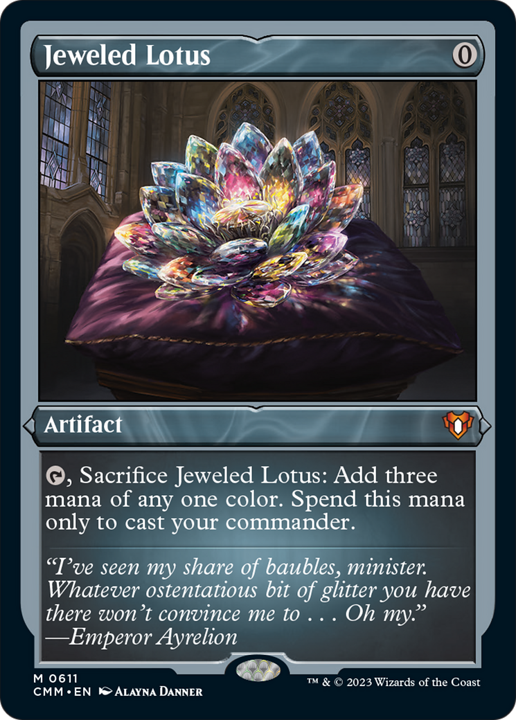 Jeweled Lotus (Foil Etched) [Commander Masters] | Exor Games Truro
