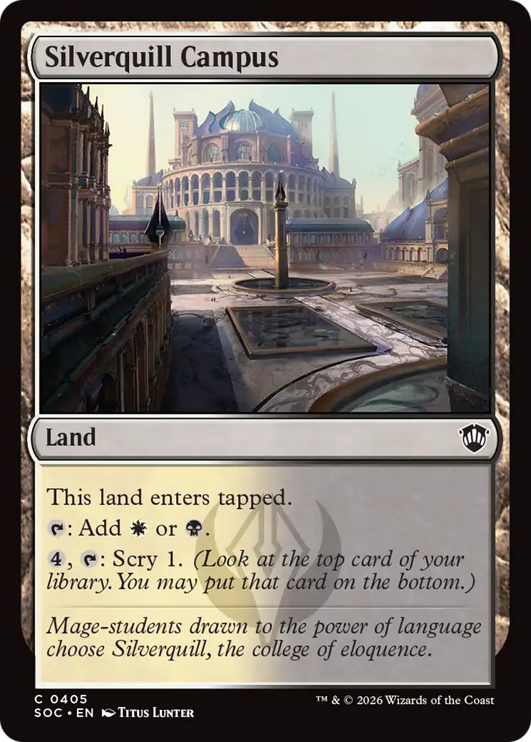 Silverquill Campus [Secrets of Strixhaven Commander] | Exor Games Truro