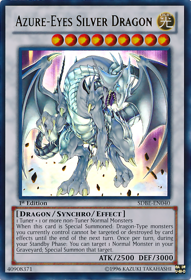 Azure-Eyes Silver Dragon [SDBE-EN040] Ultra Rare | Exor Games Truro