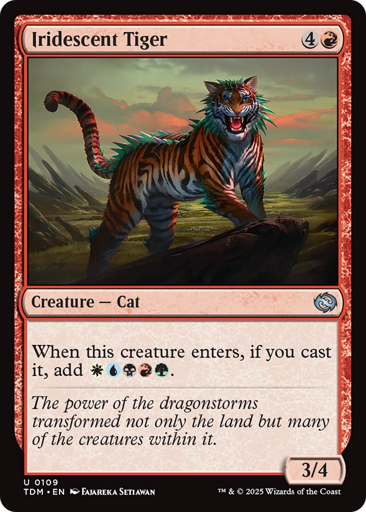 Iridescent Tiger [Tarkir: Dragonstorm] | Exor Games Truro