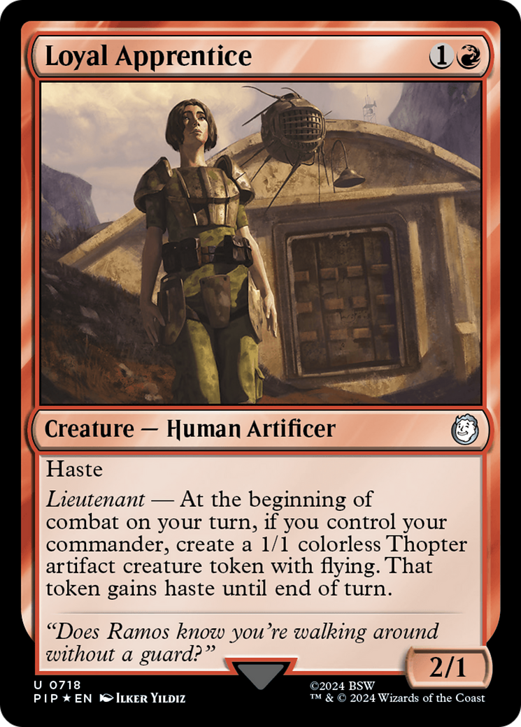 Loyal Apprentice (Surge Foil) [Fallout] | Exor Games Truro