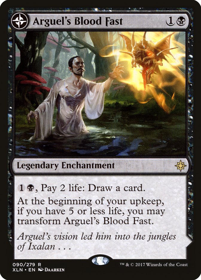 Arguel's Blood Fast // Temple of Aclazotz [Ixalan] | Exor Games Truro