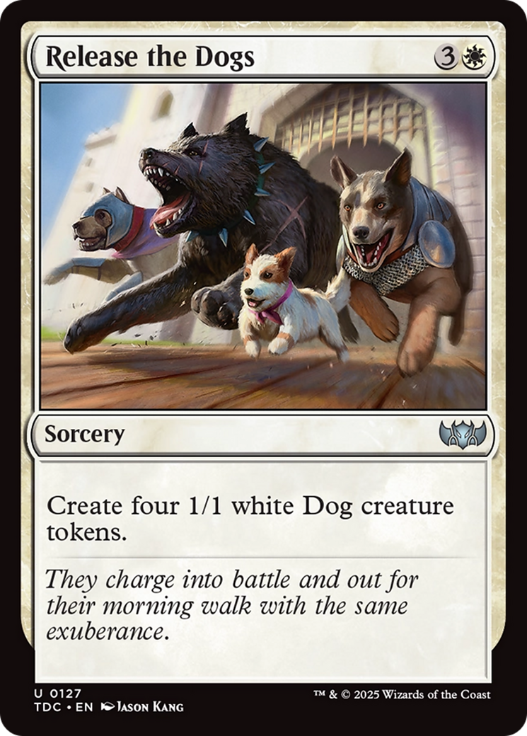 Release the Dogs [Tarkir: Dragonstorm Commander] | Exor Games Truro