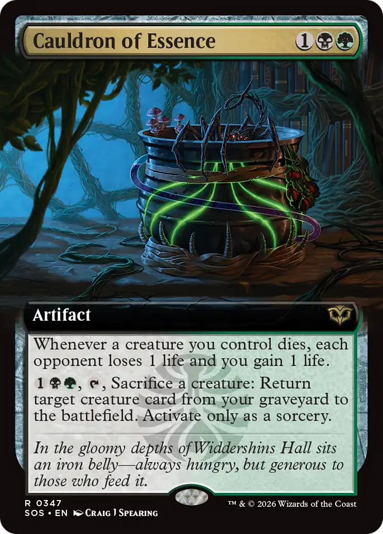 Cauldron of Essence (Extended Art) [Secrets of Strixhaven] | Exor Games Truro
