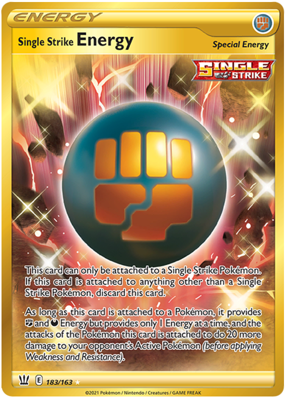 Single Strike Energy (183/163) [Sword & Shield: Battle Styles] | Exor Games Truro